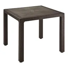 RIMAX - Mesa Plastico Café 80X80 cm Eterna