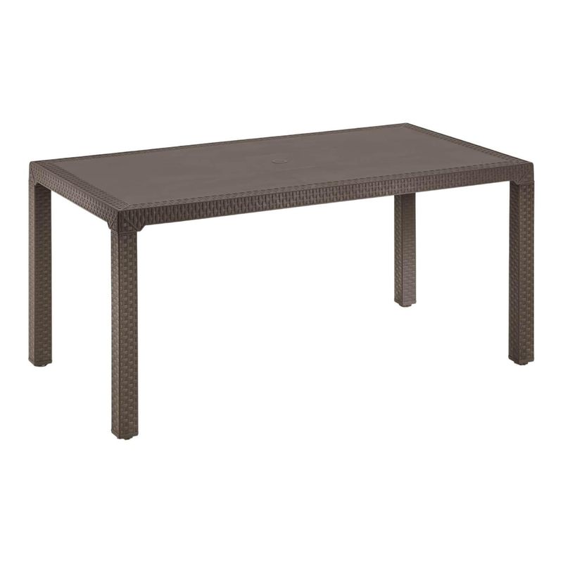 RIMAX - Mesa Comedor de terraza Café 150x80 cm Eterna Rimax