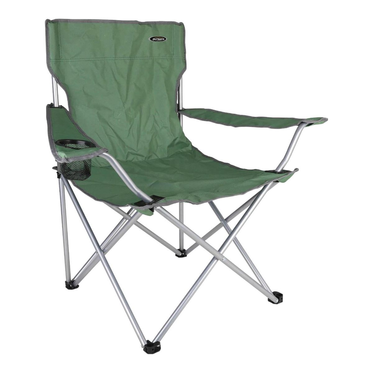 OUTBACK - Silla Plegable Outback Con Apoyabrazos Verde