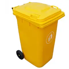 SIGNET - Contenedor Basura Plastico 360 LTS Amarillo