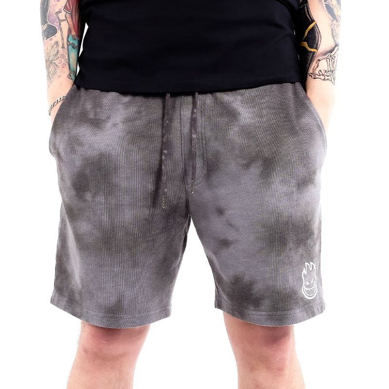 SPITFIRE - Short buzo hombre siptfire street culture gris tie dye