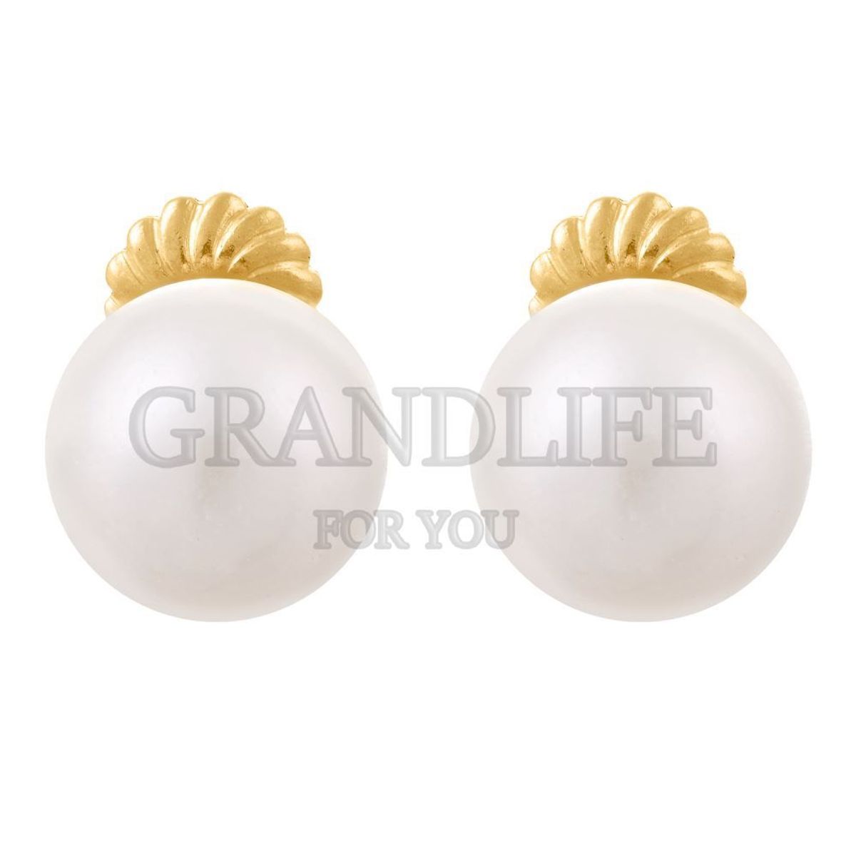 GRANDLIFE - AROS PERLA 5,5 MM ORO 18 KILATES