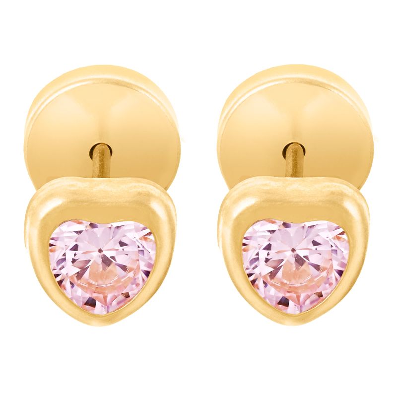 GRANDLIFE - AROS ABRIDORES CORAZON EN ORO 18 KILATES