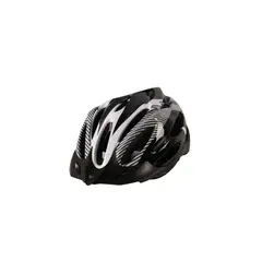 GENERICO - Casco para ciclismo ajustable con luces y vicera blanco