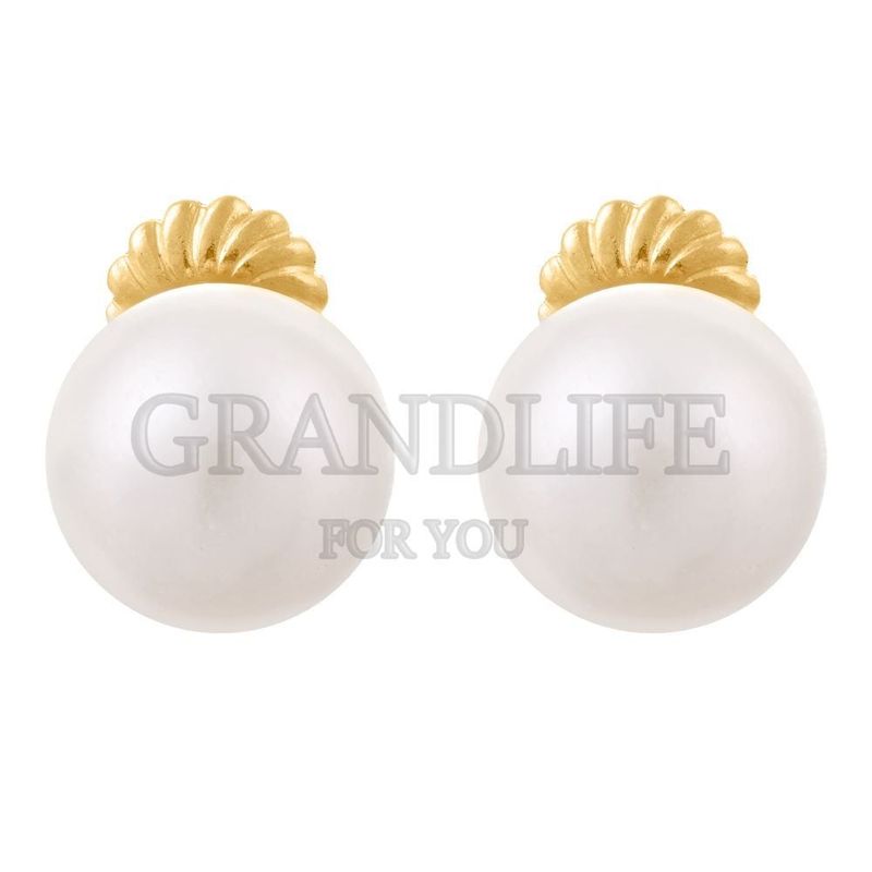 GRANDLIFE - AROS PERLA 8 MM ORO 18 KILATES