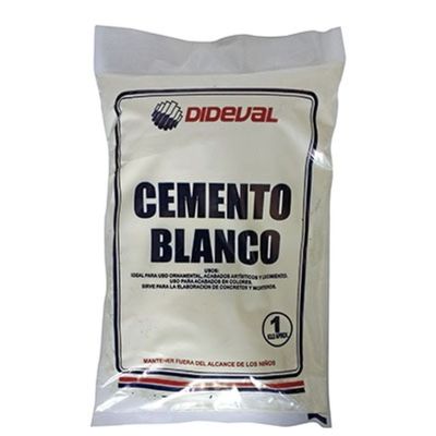 Imagen 2 del producto Cemento Blanco 1 Kg Pack 2 Unidades