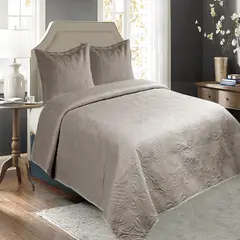GENERICO - Cubrecama Quilt Cobertor de Verano 2 Plazas D3 Vison