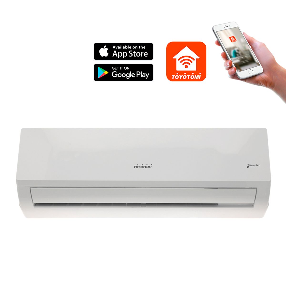 TOYOTOMI - AC Split Wifi Frío/Calor Toyotomi 9.000 BTU Inverter SP-WM09INV
