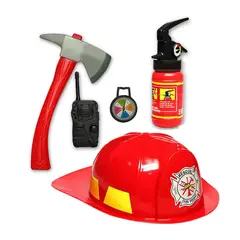 GENERICO - Set De Herramientas Para Bomberos Con Casco