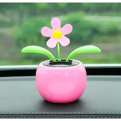 GENERICO - Flor solar decorativa para vehiculo