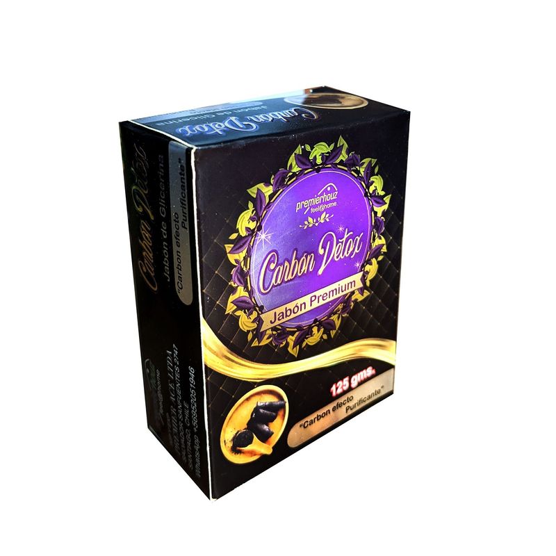 GENERICO - Jabón Premium de Carbón Détox con Glicerina