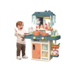 GENERICO - Cocina de Juguete Luz Sonido Agua Vapor 63 cm Altura verde