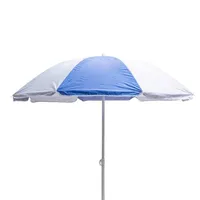 Paragua Quitasol de playa azul blanco Mimbral