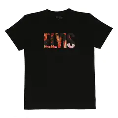 ELVIS PRESLEY - POLERA MANGA CORTA NEGRO