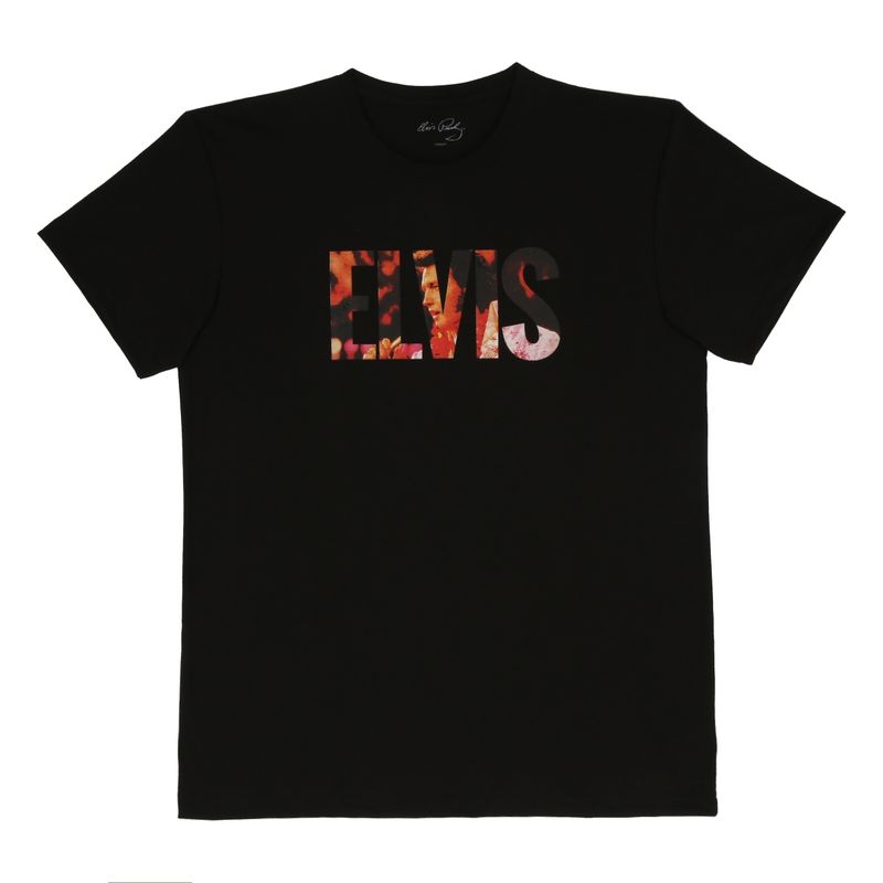 ELVIS PRESLEY - POLERA MANGA CORTA ELVIS PRESLEY NEGRO