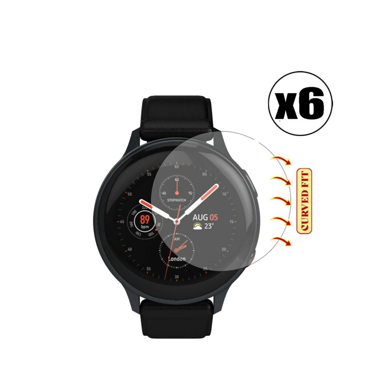 GENERICO - Protector Hidrogel Para Samsung Galaxy Watch Active 4 42mm 6UN