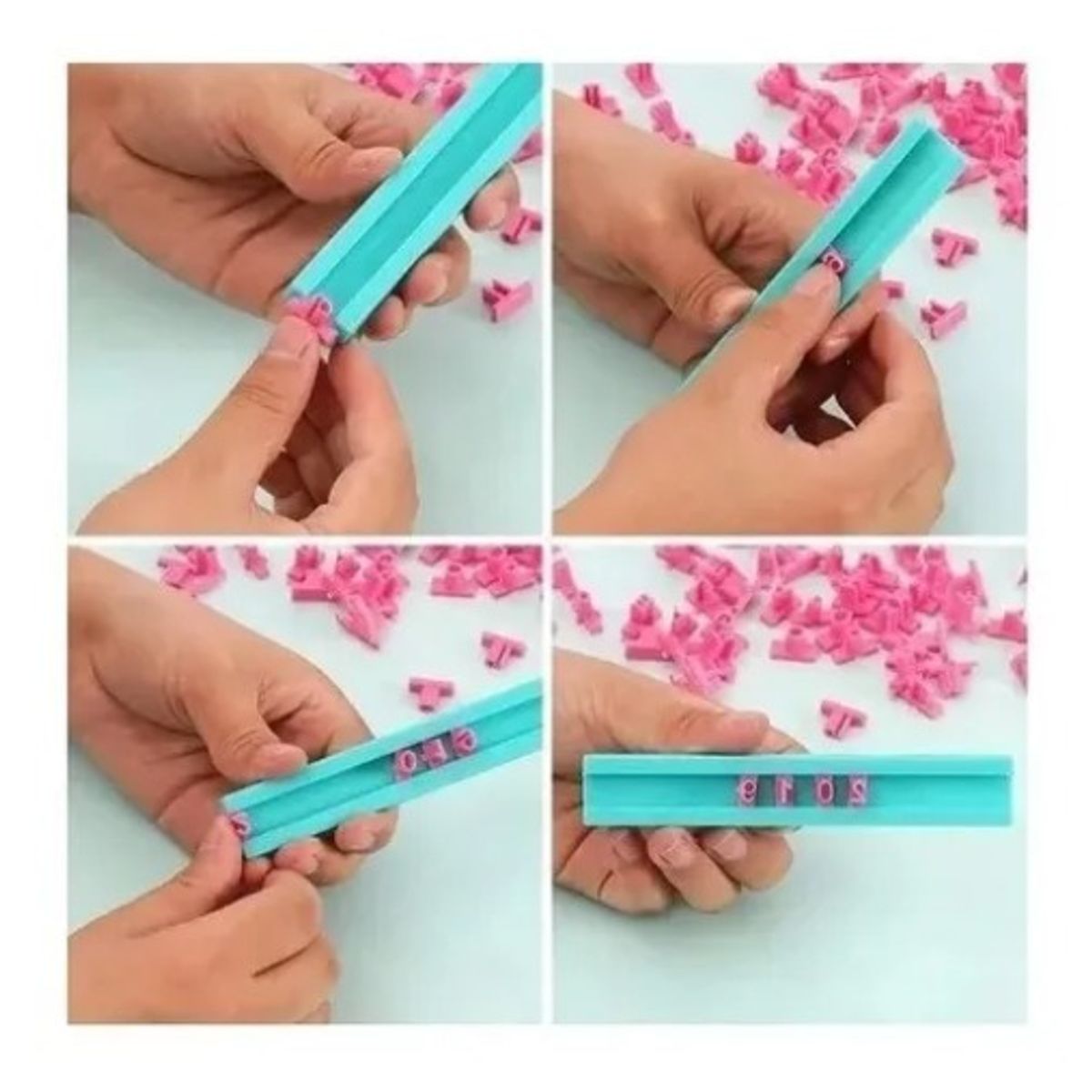 GENERICO - Set Marcador Para Fondant Galletas Diseño Letras Repostería.