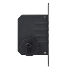 ODIS - Cerrojo Embutir 600 Llave-Llave - Negro