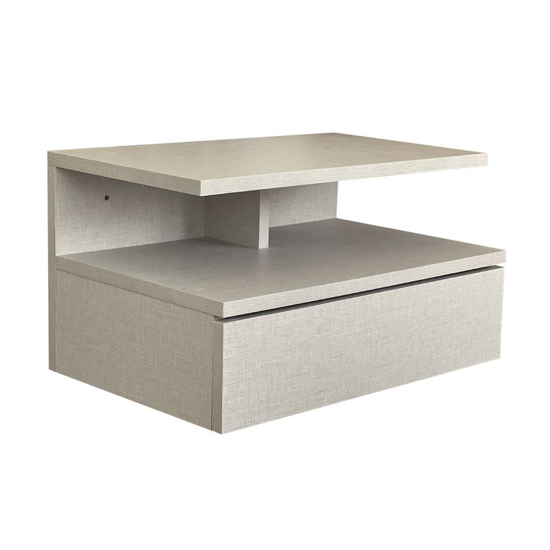 GENERICO - Velador Flotante Forest 2 Niveles Greige