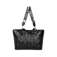 Bolso mujer negro metalizado Pipertote
