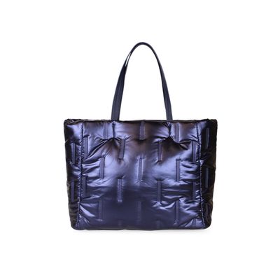 Imagen 2 del producto Bolso mujer azul metalizado Pipertote