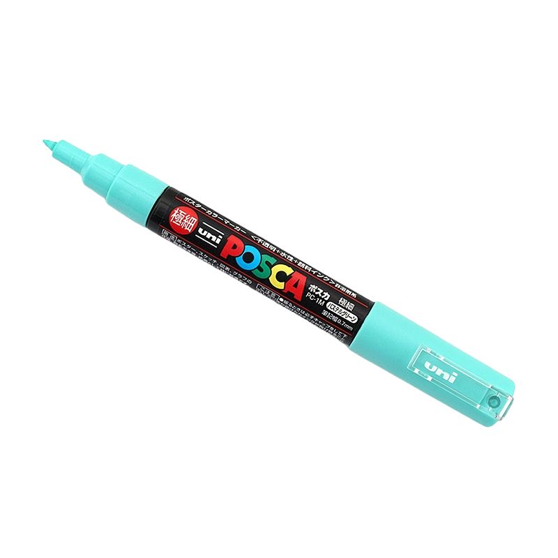 MITSUBISHI - Lapiz Posca Pc-1m Pastel Verde Punta Fina 07mm Japones