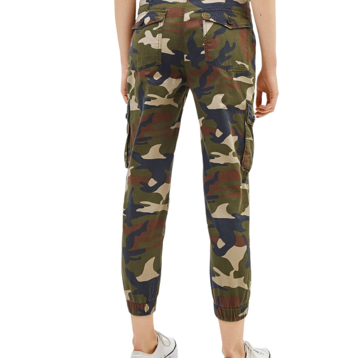 LUNATICA - Jogger Cargo Tiro alto y Puños Elasticados Talla 36 - Bershka