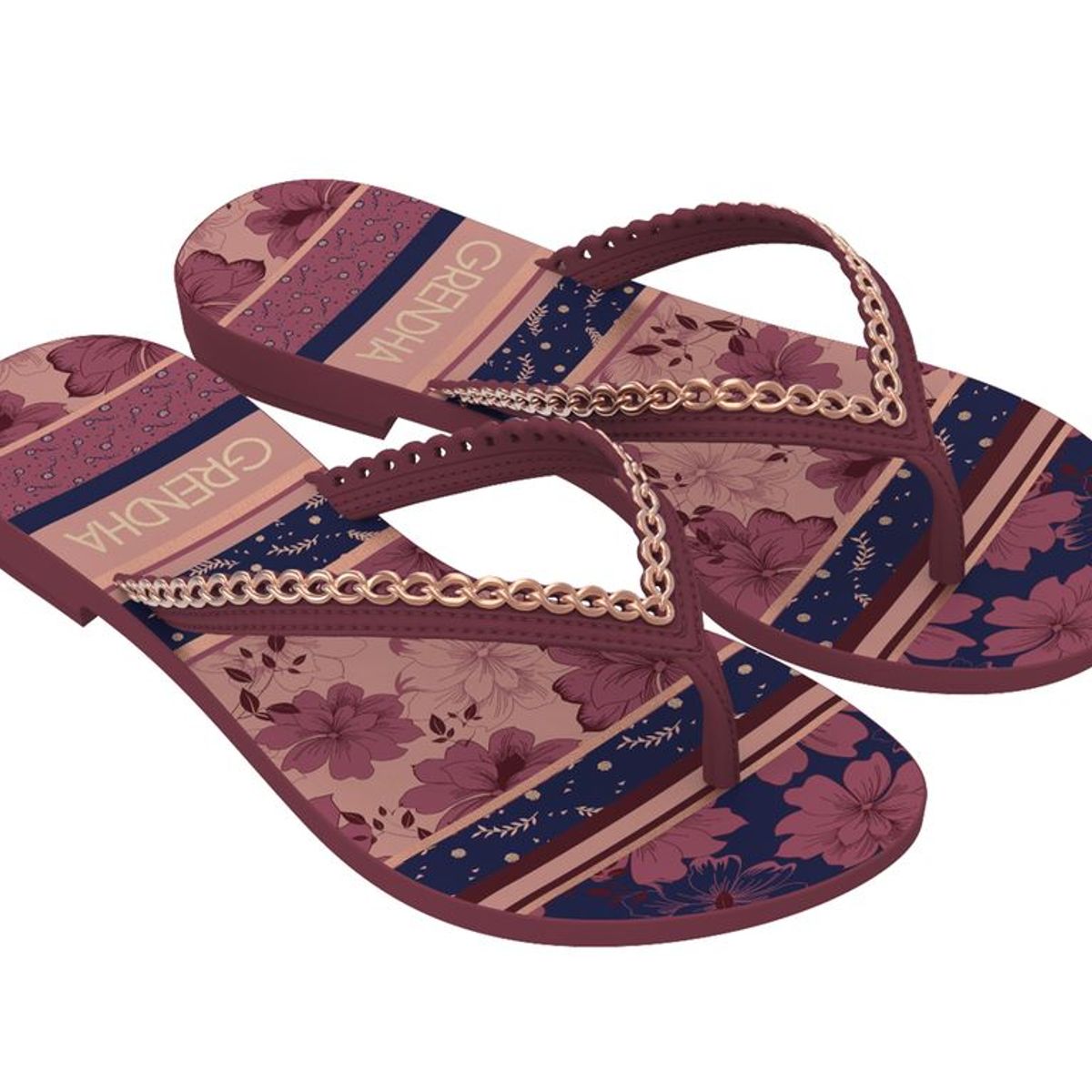 GRENDHA - Sandalia Mujer Cereza Acai Plural Grendha