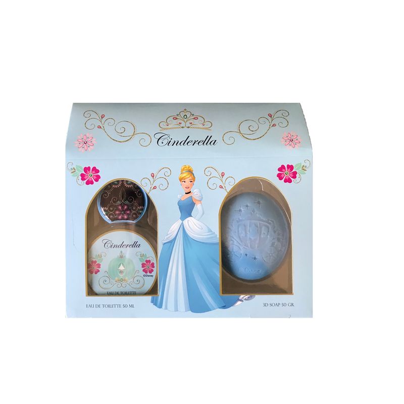 DISNEY - Perfume Set Disney Cinderella 50Ml  Jabon 50Gr