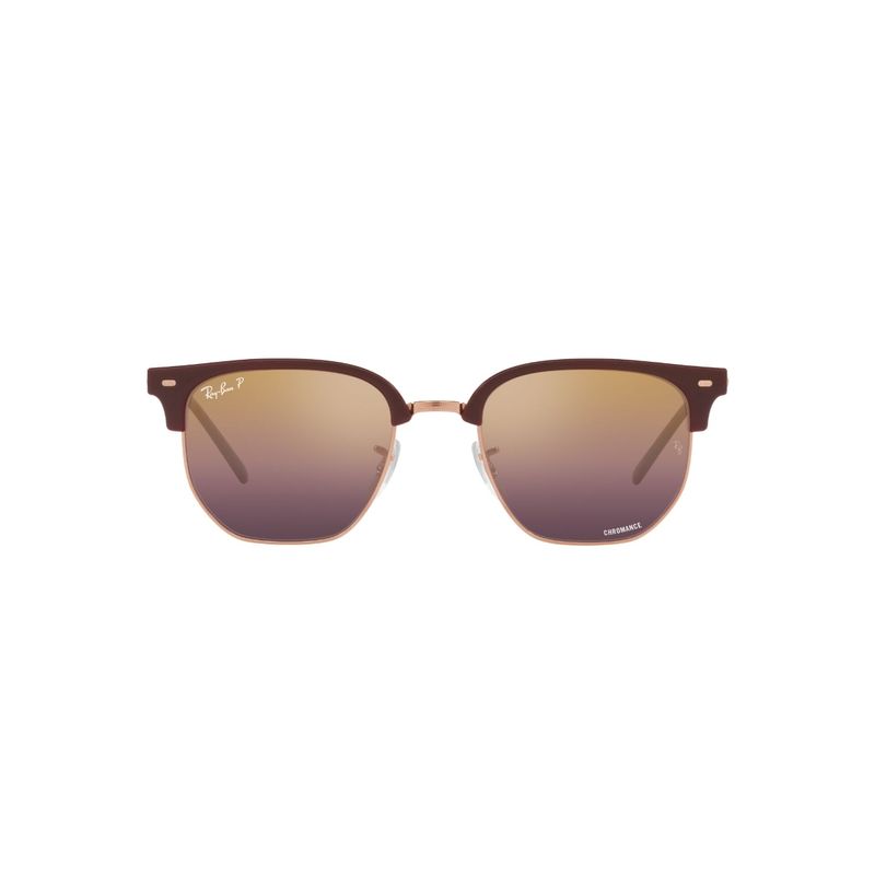 RAY BAN - Lentes de Sol New Clubmaster Violeta Polarizados