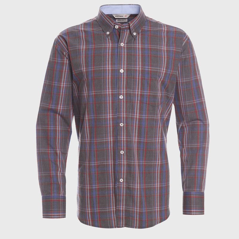 KOTTING - Camisa Manga Larga Fantasia Premium Regular Fit KOTTING