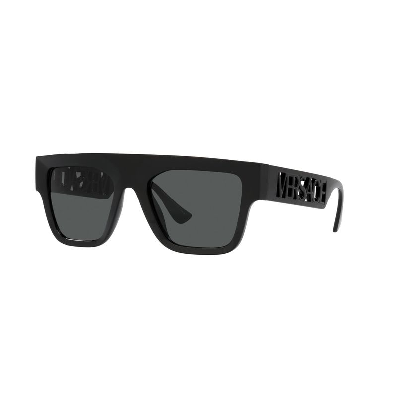 VERSACE - Lentes de Sol 90s Vintage Logo Negro Versace