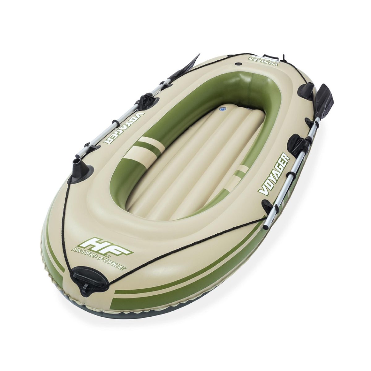 BESTWAY - BOTE INFLABLE VOYAGER 3000 – SET REMOS – BESTWAY