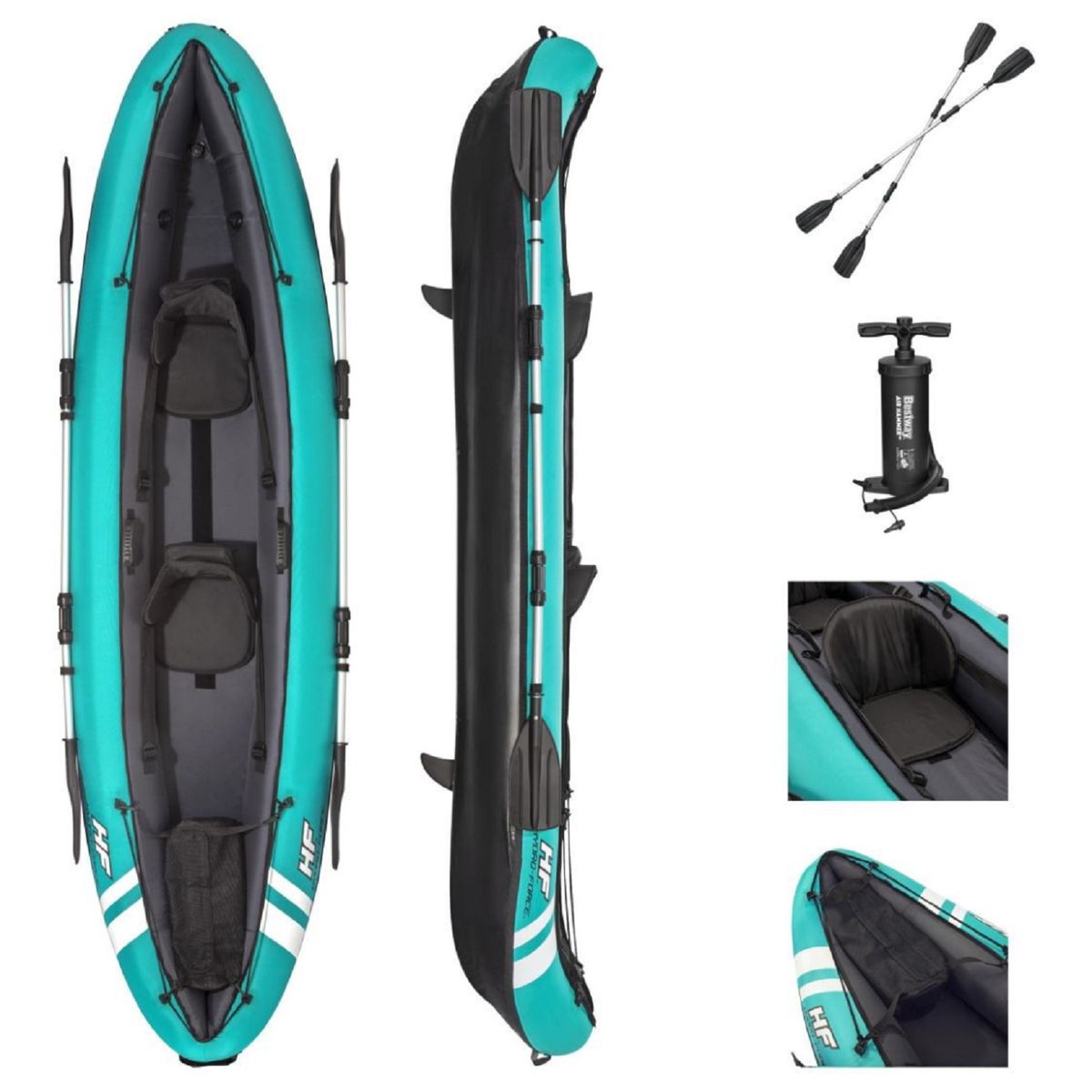 BESTWAY - KAYAK VENTURA HYDRO FORCE CAP 2 PERSONAS – BESTWAY