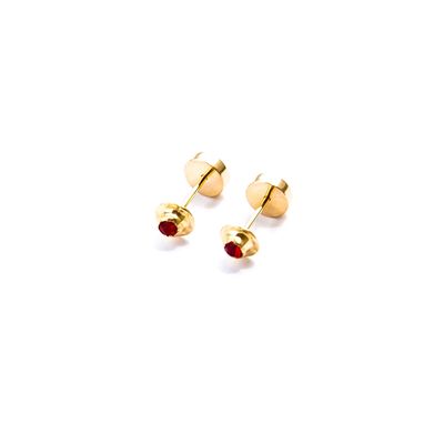 Imagen 2 del producto AROS ORO 18 KILATES RUBI ABRIDOR