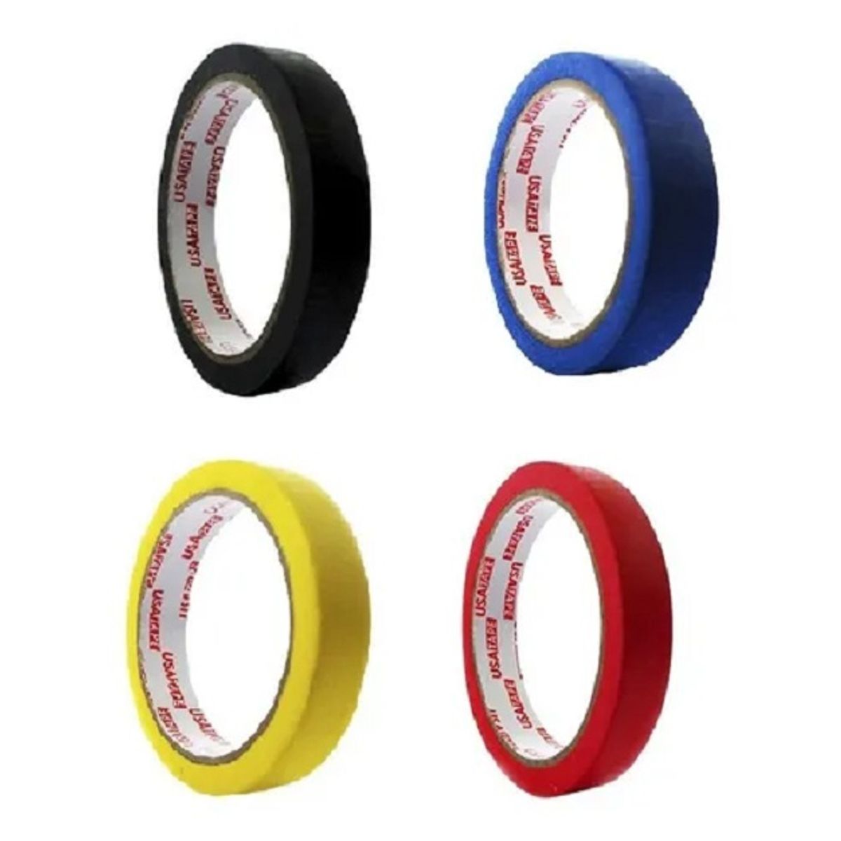 USATAPE - Set 4 cintas masking de colores engomado