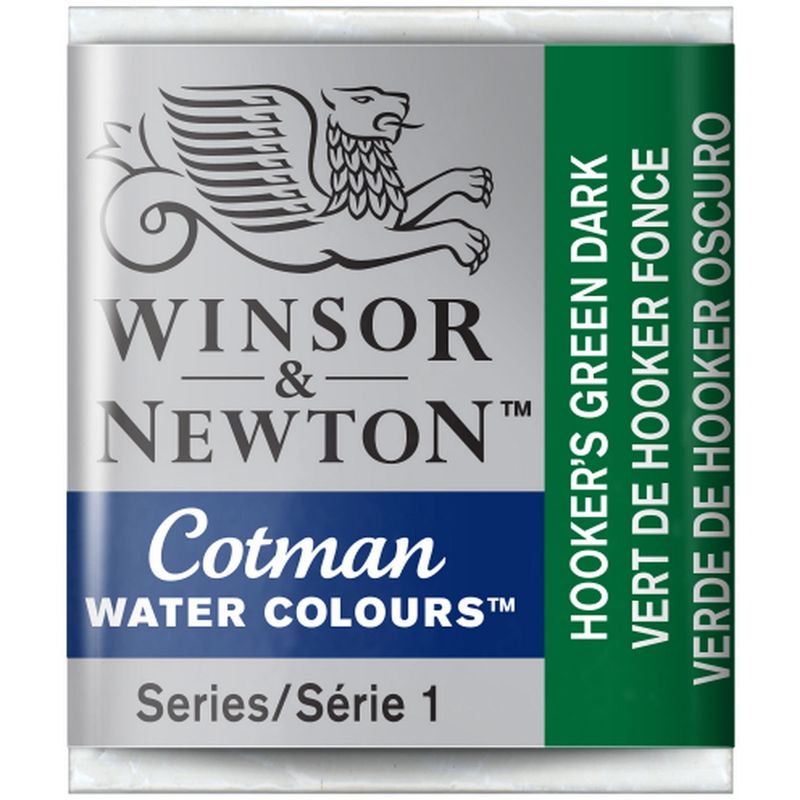 WINSOR AND NEWTON - Acuarela Cotman m/pan verde de hooker Winsor & Newton