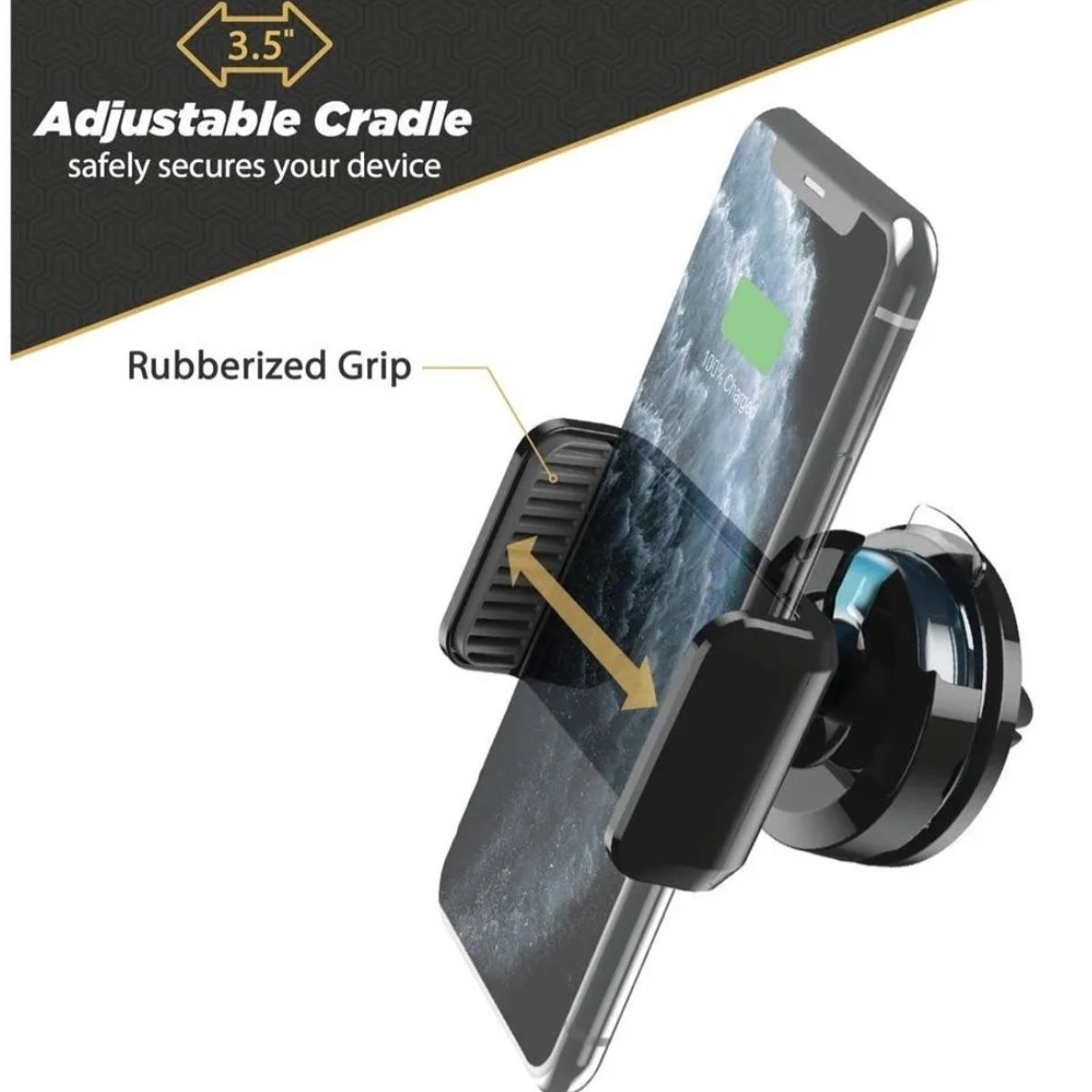 SCOSCHE - Soporte De Celular Con Aromatizante Para Auto Scosche-pinza
