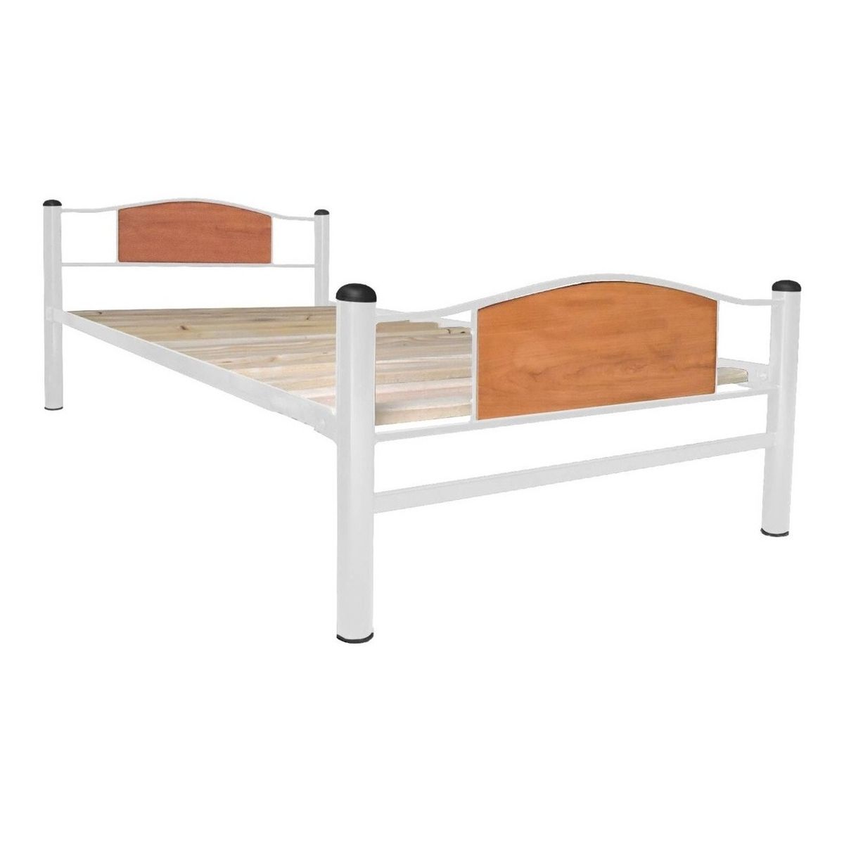 FUTONES Y MUEBLES - Cama Metálica Child 1 Plaza Blanco.