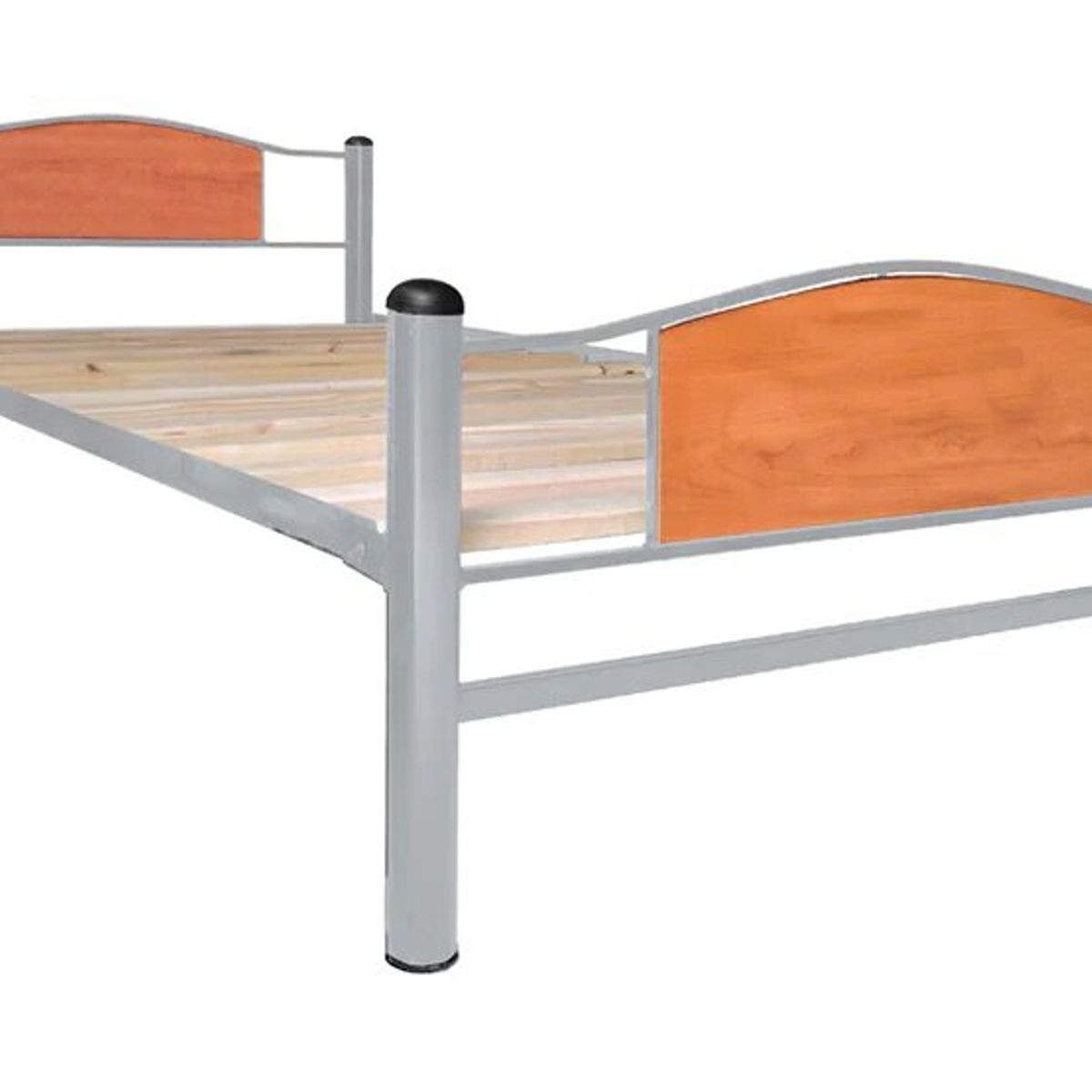 FUTONES Y MUEBLES - Cama Metálica Child 1.5 Plaza Plata