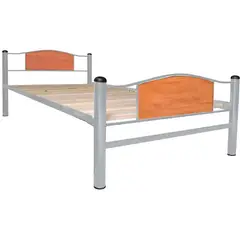 FUTONES Y MUEBLES - Cama Metálica Child 1.5 Plaza Plata