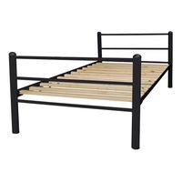 Cama Metálica 1 Plaza Negro.