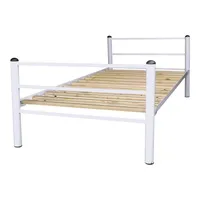 Cama Metálica 1 Plaza Blanco.