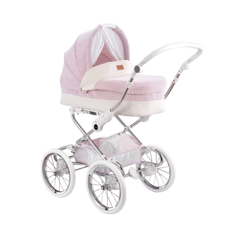 LUBABYCAS - Coche Lujoso Royal De Coolbaby 2 Piezas Rosado By Lubabycas