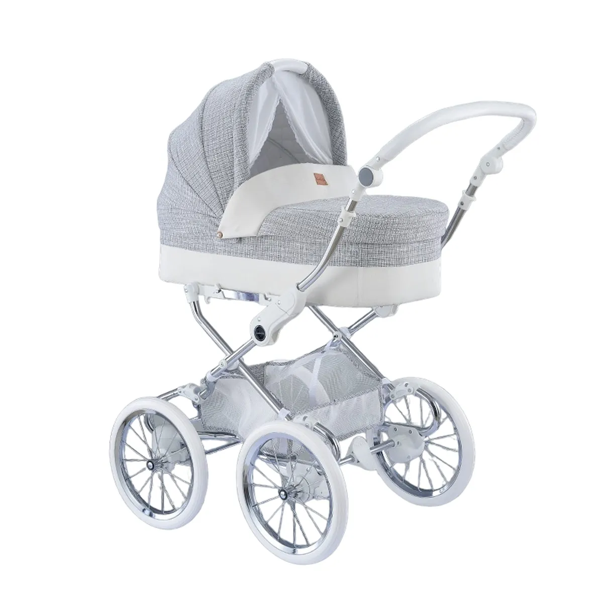 LUBABYCAS - Coche Lujoso Royal De Coolbaby 2 Piezas Gris By Lubabycas