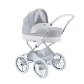 LUBABYCAS - Coche Lujoso Royal De Coolbaby 2 Piezas Gris By