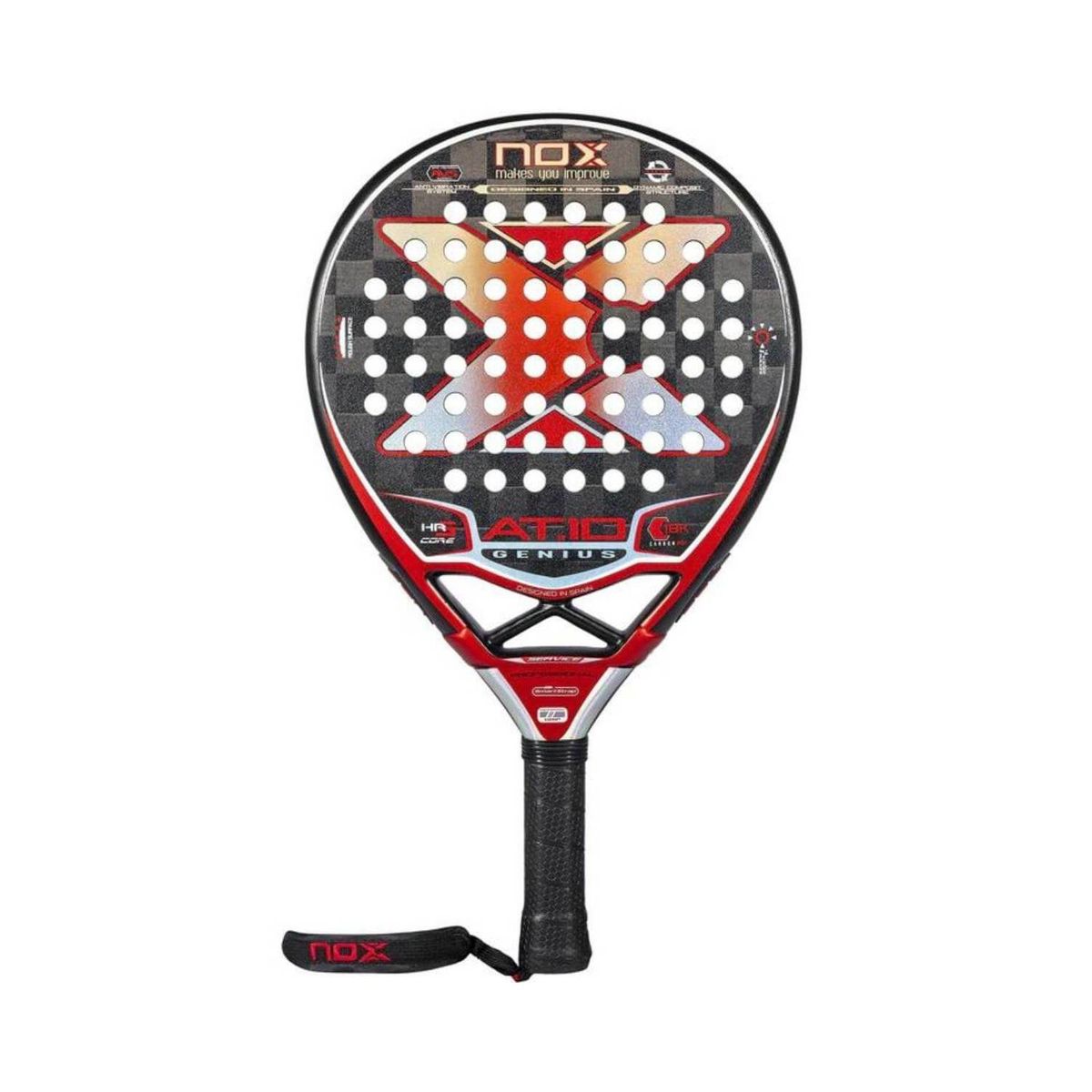 NOX - Pala Padel NOX AT10 Luxury Genius 18K  Funda