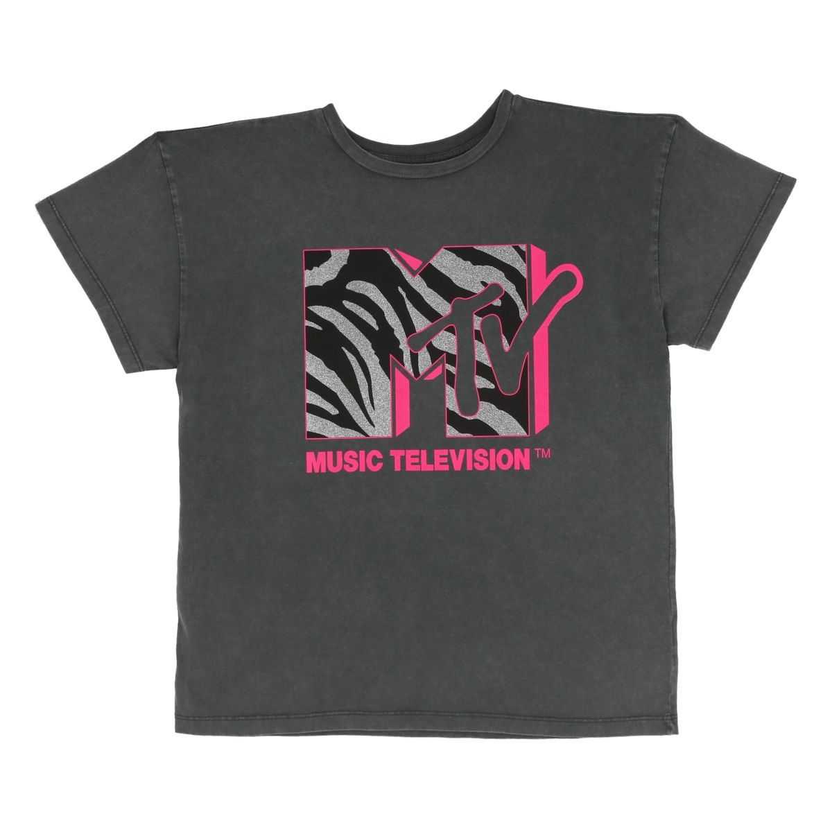 MTV - Polera Mujer MTV Glitter Zebra