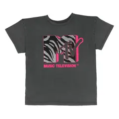 MTV - POLERA MANGA CORTA ACERO