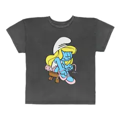 PITUFOS - POLERA MANGA CORTA ACERO